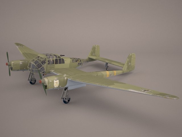 Focke-Wulf Fw-189A-1 3D Model
