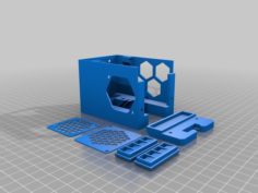 Anycubic i3 Mega partfan monstrosity 3D Print Model