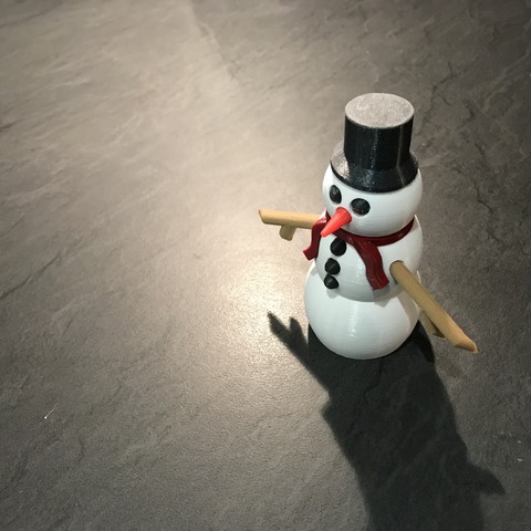Mr Snow 3D Print Model