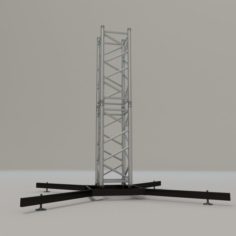 Square stand 40cm 3D Model