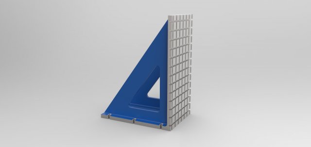 Corner stand for machines Free 3D Model