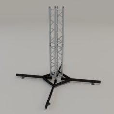Square stand 30cm 3D Model