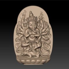Ganesha elephant god  3D Print Model