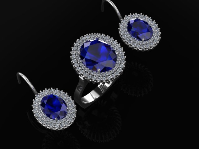 Jewellery collection 3D Model