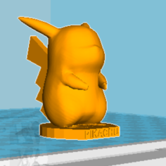 Pickachu 3D Print Model