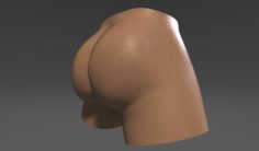Buttocks and vagina 3D Model