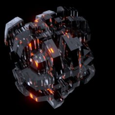 CUBE  SCI-FI						 Free 3D Model