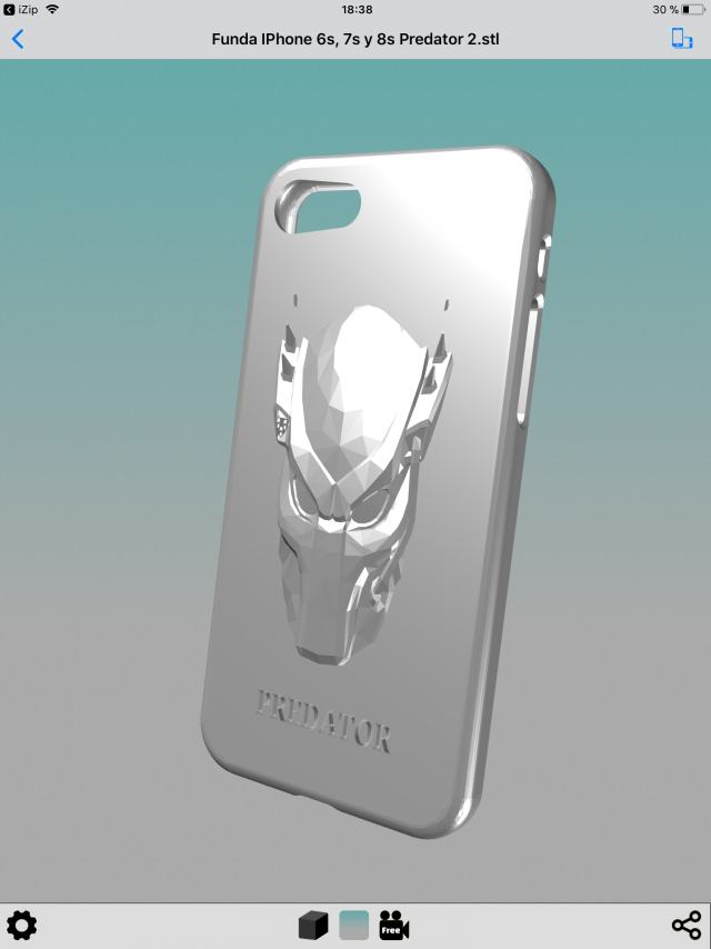 IPhone 6s 7 y 8 Predator 3D Model