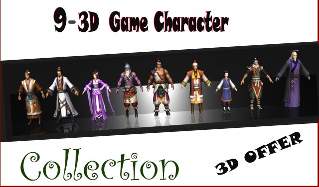 09 Game Character Collection A2 3D Model
