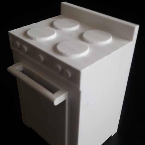 KITCHEN FOR DOLL HOUSE 3D Print Model