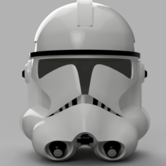 Clone Trooper Helmet Phase 2 Star Wars 3D Print Model