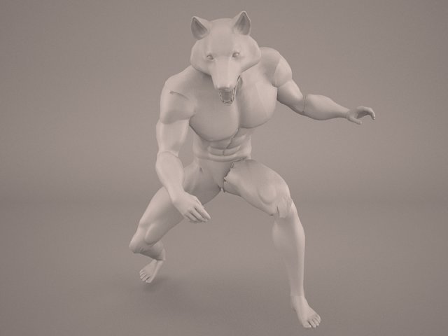 Wolfman 3D Model