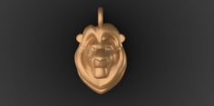 King Lion 3D Model