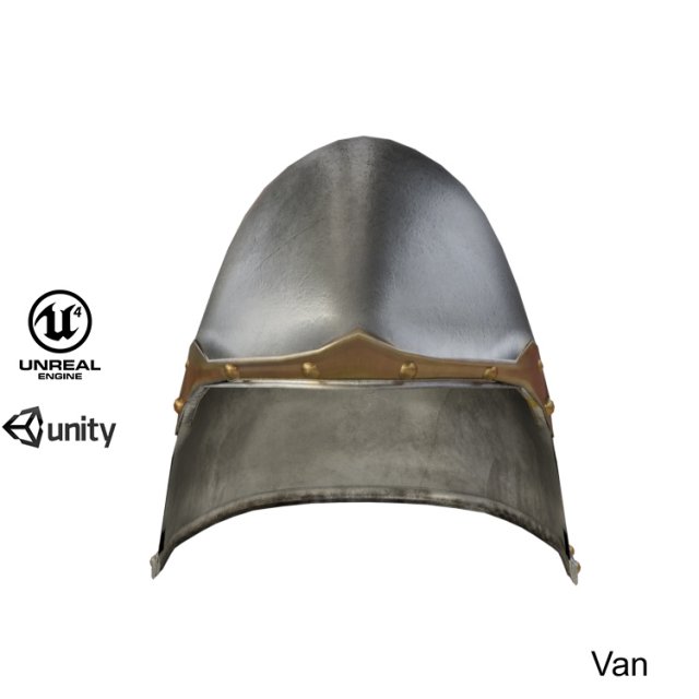 Helmet medieval 6 3D Model