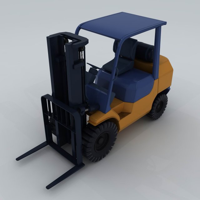 Transport – truck Forklift 3D Model