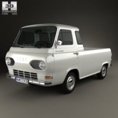Ford E-Series Econoline Pickup 1963 3D Model