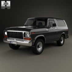 Ford Bronco 1978 3D Model