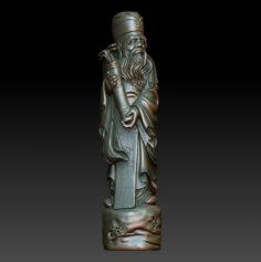 HD Scan Buddha 18B Statue – Ready Print 3D Model