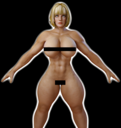 Girl-MUSCLE 3D Model