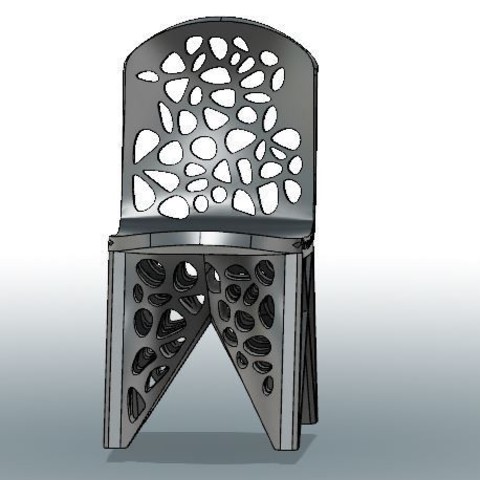# 3DSPIRIT Voronoi Chair 3D Print Model
