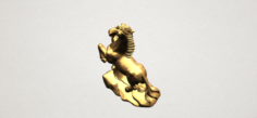Chinese Horoscope of Horse 3D Model