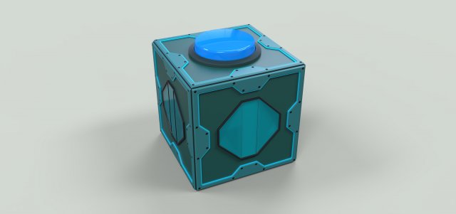 Meeseeks box from Rick and Morty 3D Model