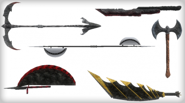 Blades Pack Vol1 3D Model