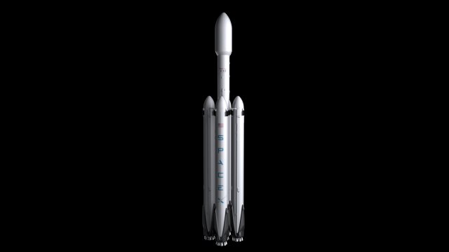 Falcon Super Heavy V12 3D Model