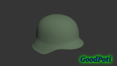 German Helmet M42 3D Model