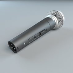 Microphone Shure SM58 3D Model