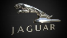 Jaguar logo 3 3D Model