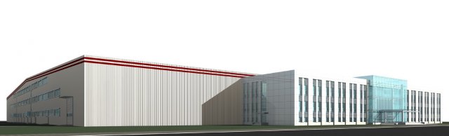 Factory building 059 3D Model