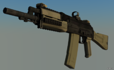 AK74 Custom 3D Model