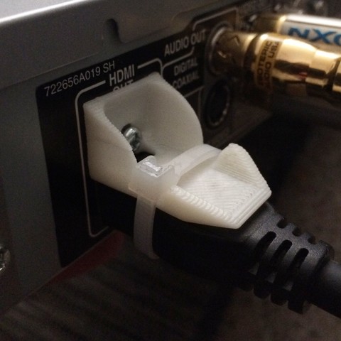HDMI Cable Support 3D Print Model