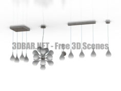 Lampex Avia Light set chandelier sconce 3D Collection