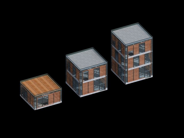 City planning fashionable Commercial Street office design – 161 3D Model