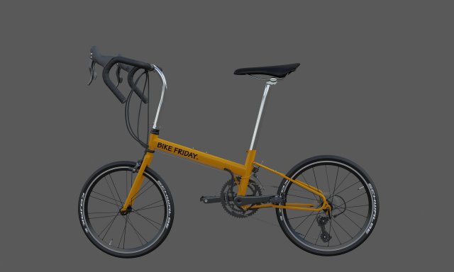 Bike Friday Pocket Rocket Super Pro 3D Model