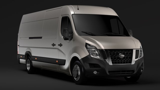 Nissan NV 400 L4H2 Van 2017 3D Model