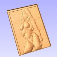 pretty girl 3D Print Model