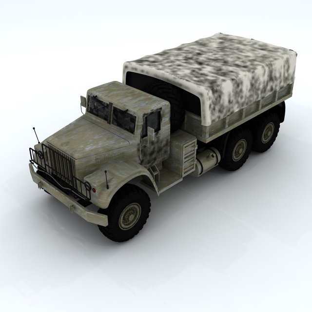 Military transport trucks 24638 3D Model