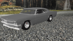 Chevrolet impala old stock car 3D Model