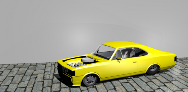 Chevrolet opala drag racer 3D Model