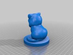 Grumpish Cat Fixed 3D Print Model