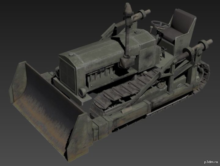 Buldozer 3D Model