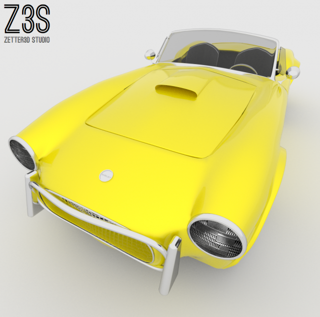 Shelby Cobra 427 3D Model