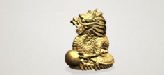 Chinese Horoscope of Dragon 3D Model