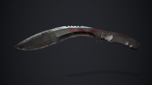 Kukri Knife 3D Model