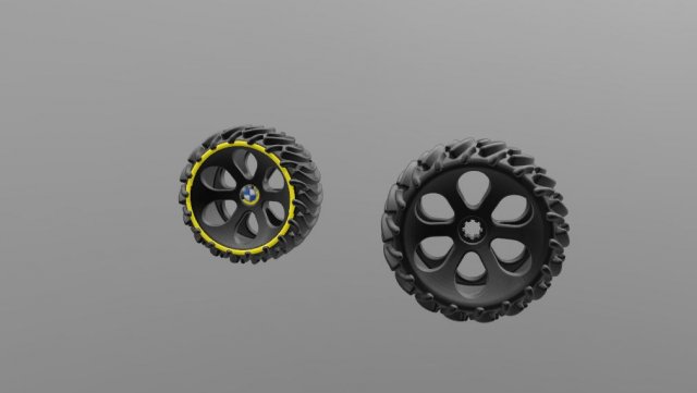 Wheel for BMW SUV 3D Model