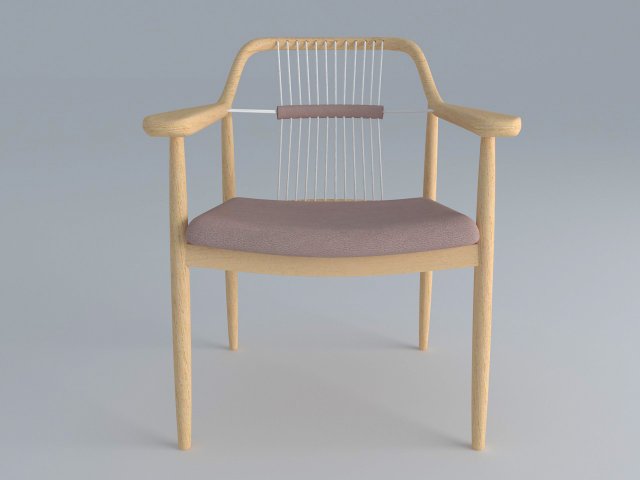 Japanese Chair 3D Model