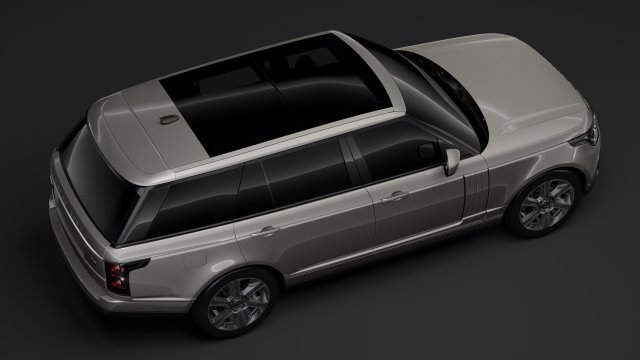 Range Rover Hybrid LWB L405 2018 3D Model